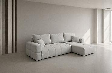 sto i stolica: Modularna ugaona Tedi garnitura sa chaise-om – minimalistički dizajn i — 4