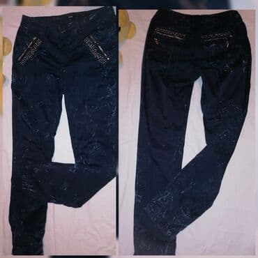 džeparice pantalone: NOVE BAGGY PANTALONE 42 Struk 42cm Bokovi 54cm Butine 28cm Dubina — 2
