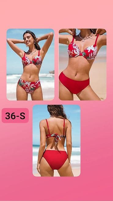 pantalone s: Dvodijelni kupaći kostim – veličina 36/S - Model: bikini sa — 1