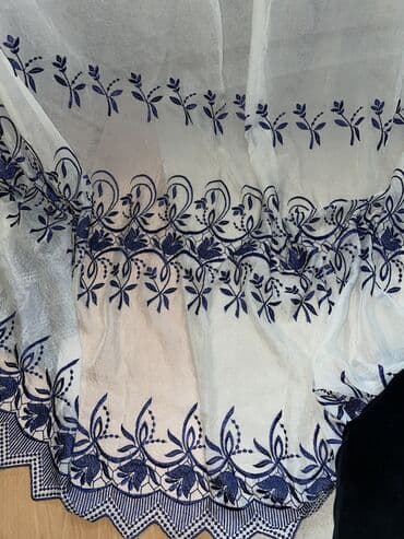 iznajmljivanje klupa i stolova: Net, Voile & Sheer Curtains, color - White — 2