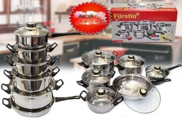 fisher posudje: Šerpe u setu Furstin 12FBW Cena 4500 dinara+Ptt 360 dinara. 18/10 — 1