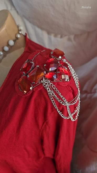 bluza trapstar: 2XL Ricarda M. 700din Elegantna pamučna sa elastinom vrhunska Poluobim — 2