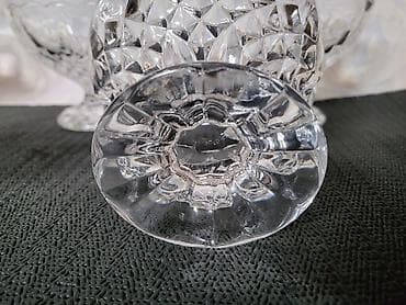 poklon za kuma: Case za sladoled,poslastice kristal Zajecar iz 70ih.god. Case — 9