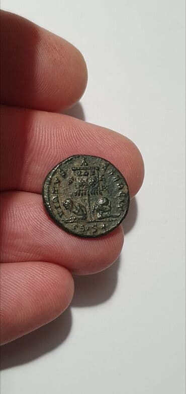 Numizmatika i filatelija: ☆ Licinius I Constantine I enamy 320 AD Ancient Roman Coin Vexillum - — 4