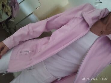 h m srbija haljine 2022: Jakna s/m,h&m prljavo roze — 3