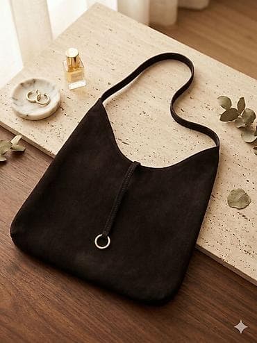 Elegantna ženska torba preko ramena - Materijal: meka antilop
