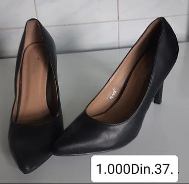 ellesse duboke cipele: Ženske salonke Klasčne crne salonke špicastog vrha, elegantna — 1