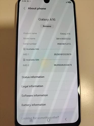 hagi vagi 1: Samsung Galaxy A34 5G – srebna boja Glavne karakteristike: - Ekran — 8