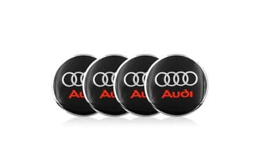 Vozila: AUDI - plastificirane nalepnice za felne-set od 4 komada AUDI - — 2