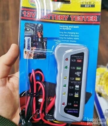Uređaji protiv krađe: Tester za akumulator 12V

1199 dinara — 1