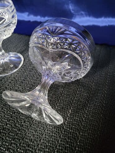 case za zestoko pice: Casice kristal Zajecar za zestoko pice iz 70ih. Casice su perfektne ( — 13