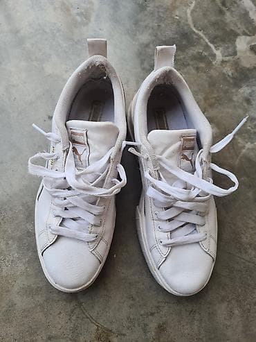 Puma ženske patike – model 384527-01 - Boja: bela, sa zlatnim Puma na lalafo.rs Puma ženske patike – model 384527-01 - Boja: bela, sa zlatnim Puma