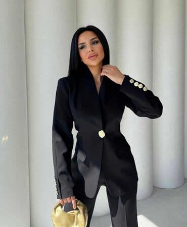 elegantni kompleti sa pantalonama: Elegantno žensko odelo u više boja, sa sakoom i pantalonama. Sako ima — 13