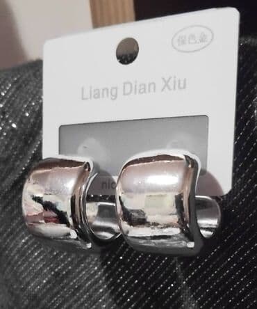 mokasine u boji: Hoop earrings, Material: Stainless steel — 1