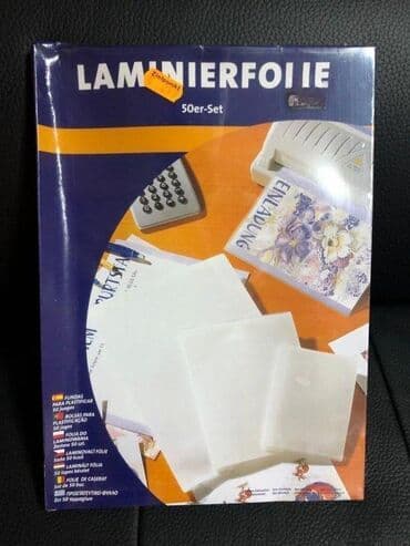 rezervoar za kompresor: #0546 Folija za plastifikaciju, pakovanje od 50 kom. 4 dimenzije: - — 1