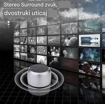 laptopovi cene: Nov bežični zvučnik blutut. Ima punjivu bateriju i punjač, puni se sa — 10