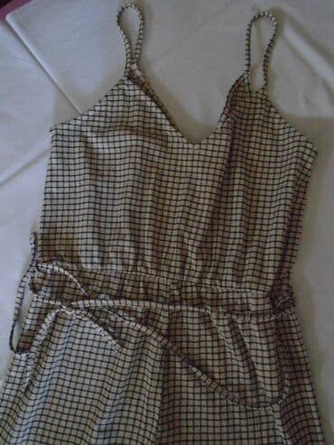 helanke sa trakom oko stopala: H&M, L (EU 40), Plaid, color - Beige — 2