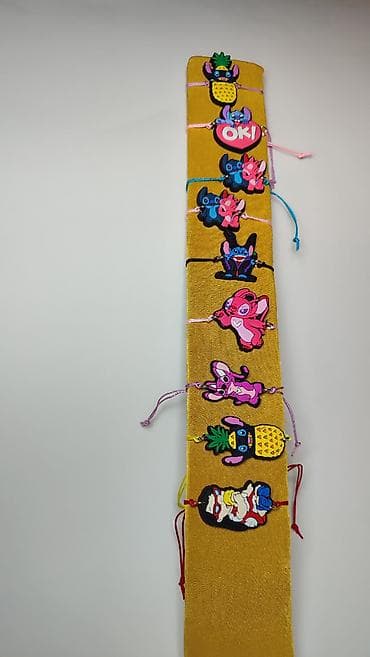 veja decije patike: Set gumiranih narukvica sa crtanim motivima - Kolekcija šarenih — 3