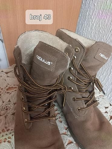 sandale 41 broj: Nebulus muške zimske cipele/čizme – broj 43 - Boja: braon - Materijal — 1