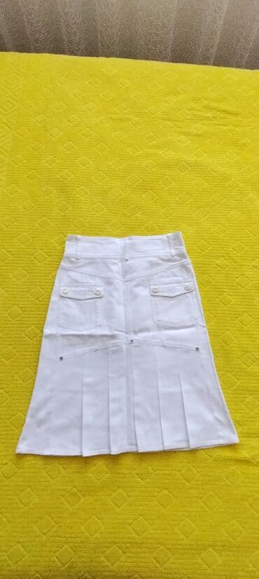 ps bele pantalone: M, Midi, bоја - Bela — 4