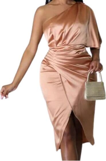 torba za pijacu na točkiće: L (EU 40), color - Beige, Evening, Long sleeves — 2