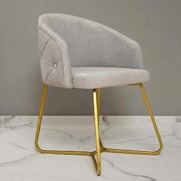 stolice subotica: Udobna lounge/dining stolica sa naslonom – tapacirana baršunastom — 7