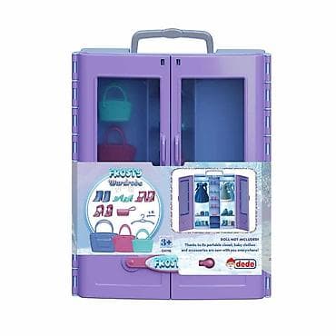 maskenbal za devojcice: DEDE Frosty Wardrobe – prenosivi ormar za lutkine stvari - Kompaktan — 1