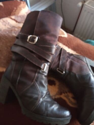 mokasine od prevrnute koze: Ankle boots, 38 — 3