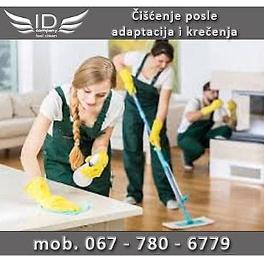 Čišćenje posle adaptacija i krečenja Agencija za čišćenje ID company