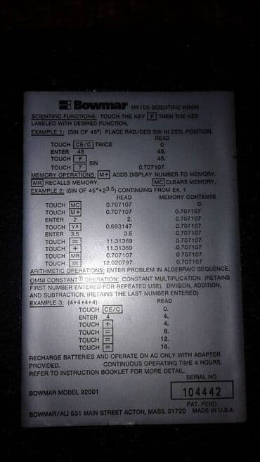 stare kinder figurice: Stari digitron čuvene marke Bowmar(začetnikom džepnih prenosivih-na — 2