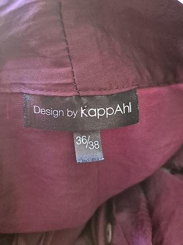 bele tunike: Ženska bluza sa dugim rukavima – boja bordo/šljiva - Materijal — 3