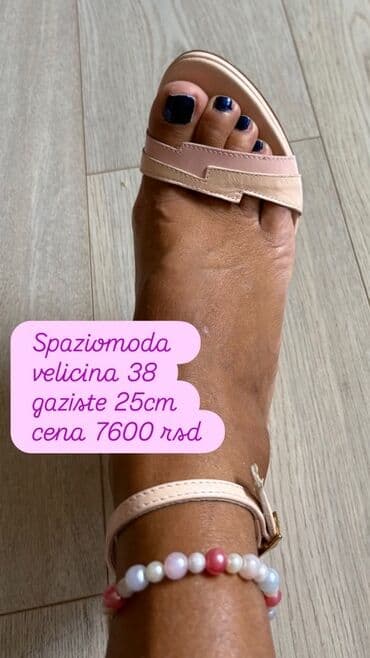 zenske kozne cipele ravne: Salonke, 39 — 18