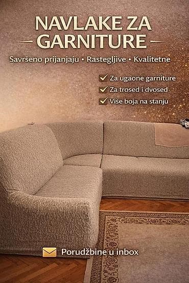 Textile: NOVO NOVO Prekrivaci Za UGAONU Bez karnera Cena kompleta 5500Dinara — 1