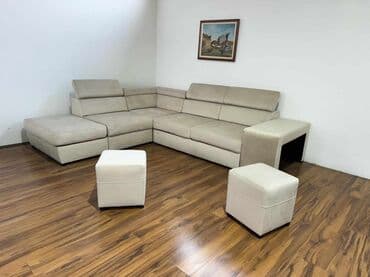 natuzzi garniture: *Dimenzija 295x240 *Univerzalan ugao *Val opruge *2 skrivena taburea — 6