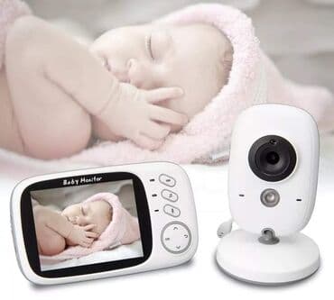 smart decija kamera: Bebi monitor sa kamerom za nadzor i termometrom 3,2 LCD ekran 7799 din — 3