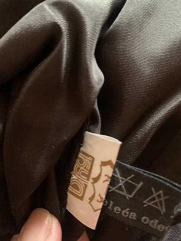 idexe' jakne: Kožna jakna Prava koža, M, bоја - Crna — 6