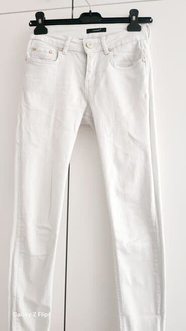 letnje sarene pantalone: 26, Teksas, Normalan struk, Skinny — 2