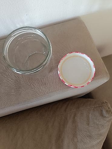 lidl poklopci za tegle: Staklena tegla sa poklopcem - Materijal: providno staklo sa reljefnim — 3