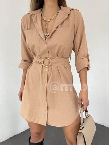 zara svilene kosulje: 🤍New,,Zara Shirt/Dress’’🤍Velicine:S M L XL Boje:Bela Crna i Bež — 6