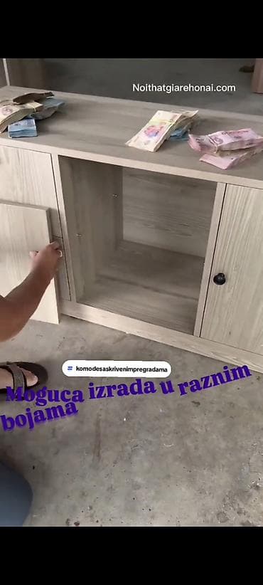 jysk komode za previjanje: Komoda sa skrivenom fiokom Materijal: Komoda se izrađuje od Univera — 5