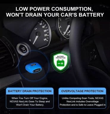 sigurnosni pojasevi za auto cena: Alat za čitanje i brisanje grešaka. NEXAS NexLink Bluetooth IOS & — 15