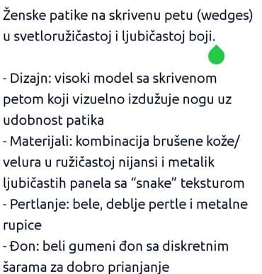 Ženska obuća: 38 — 15