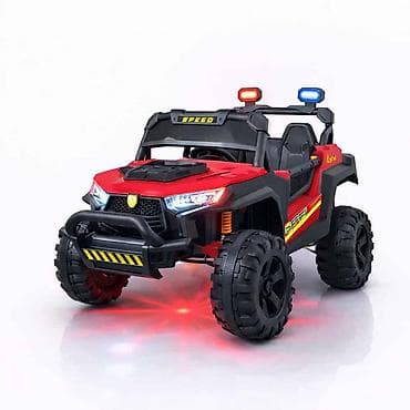 legendarni kamioni br 22: Veliki Dečiji Dvosed UTV Off-Road Beast 4x4 – Crveni (SM-26204C-290) — 2