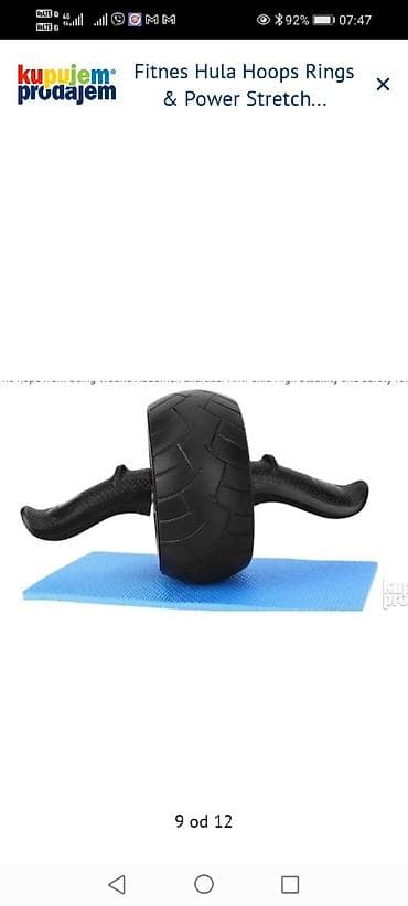 sat na navijanje: Power Stretch Wheel / Ab Wheel set - Trenažer za jačanje core-a — 1