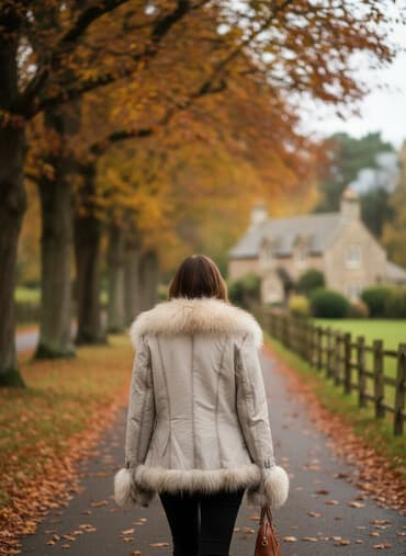 kozna jakna sa vunom: L, Sa postavom, Krzno — 1