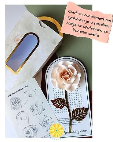 Donji delovi trenerke: Cvet od papira koji možete zalepiti bilo gde, jedinstven je jer se — 4