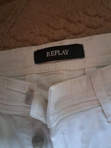 trenerka velc m: Britches, color - White, Jeans — 5
