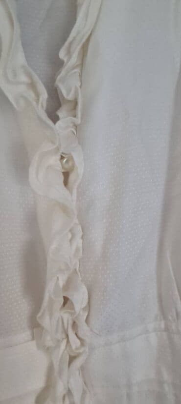 midi haljine h m: XL (EU 42), Cotton, color - White — 2