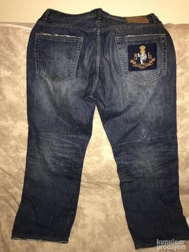 batman odelo: Original Ralph Lauren farmerice 34 100% cotton Polustruk 47cm — 4