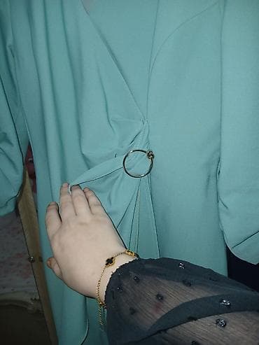 torbe doca: Ženska haljina BISCUIT, veličina 44. - Boja: pastelno mentol/seafoam — 5